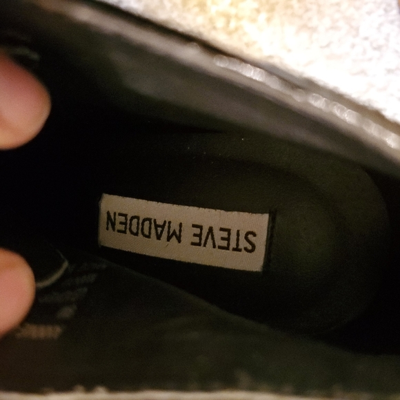 Steve Madden Pony Hair Platform Booties Cheetah - Picture 5 of 6